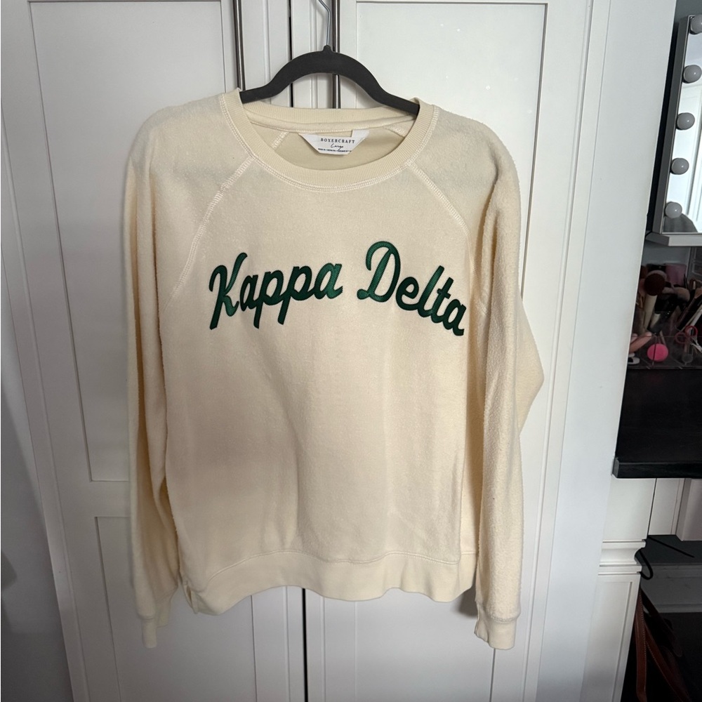 Kappa Delta Cream Sweater